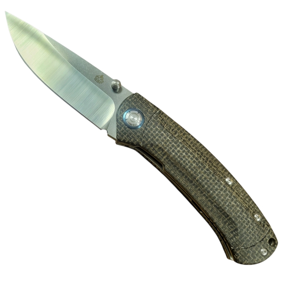 QSP // Copperhead // Liner Lock Knife // Brown Micarta 